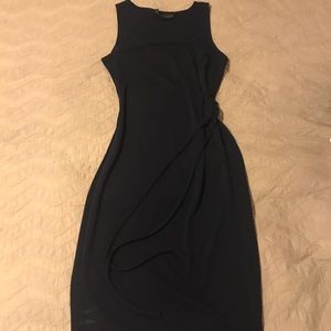 Navy long dress
